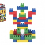 Klocki konstrukcyjne LORI 1 plastikowe, 50 elementów