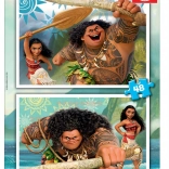 Puzzle Disney Vaiana Skarb Oceanu 2 x 48 elementów