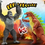 Primal Clash pojedynek Boss vs King Kaiju – zestaw figurek akcji 21 cm