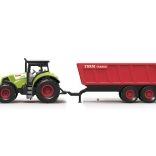 Traktor z przyczepą i efektami