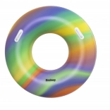 Nadmuchiwane koło do pływania BESTWAY tęczowe 119 cm