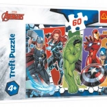 Puzzle 60 elementów - Niezniszczalni Avengers Trefl