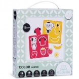 Gagagu poznawanie kolorów – drewniane edukacyjne puzzle dla dzieci