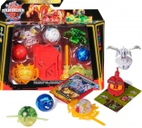 Bakugan Battle Pack ze spinnerem i figurkami Bruiser, Dragonoid, Hammerhead i Nillious