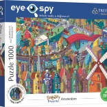 TREFL Puzzle Eye-Spy Sneaky Peekers: Amsterdam 1000 elementów