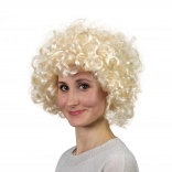 Blond peruka z kręconymi włosami
