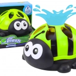 Ogrodowy zraszacz Biedronka Fontanna wodna Zielona