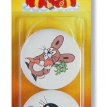 Miękka okrągła gumka z nadrukiem Krecik KOH‑I‑NOOR