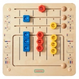 Masterkidz tablica do sortowania Diamenty – montessori na ścianę, edukacyjna gra