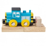 Bigjigs Rail drewniana spalinowa manewrowa lokomotywa klasy 7