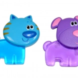 Chłodzący gryzak dla niemowląt – piesek lub kotek