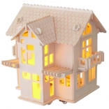 Drewniane 3D puzzle Europejska willa