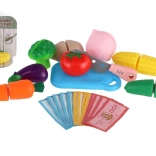 Zestaw do krojenia warzyw z deską dla dzieci