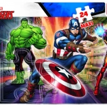 Puzzle 24 maxi elementów w świecie Avengers