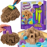 Kinetic Sand plażowy dzień – zestaw z zamkiem i akcesoriami