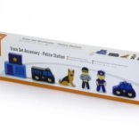 Drewniane figurki policyjne