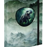 Teczki na zeszyty szkolne A5 z motywem Dino