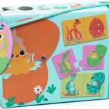 Djeco duo puzzle – wesołe jajeczka