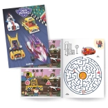 DJECO książka aktywności Crazy Motors