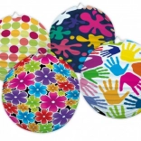 Papierowy lampion kula 25 cm