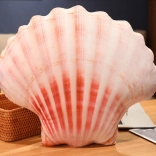 Pluszowa poduszka w kształcie muszli 50 x 40 cm