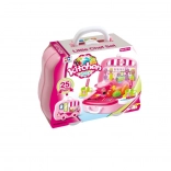 Zestaw kuchenny w walizce w kształcie samochodzika dla małych kucharek