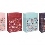 Torebka prezentowa z wieczkiem M 27 × 27 × 13 cm całoroczna, 4 rodzaje