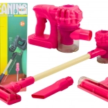 Dziecięcy pionowy odkurzacz ze światłami i dźwiękami – różowy