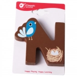 Drewniana Litera N Classic World