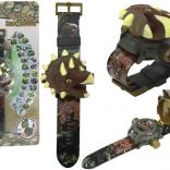 Dziecięcy zegarek z 3D projekcją motywów dinozaurów