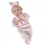 Niemowlę w kombinezonie 40 cm