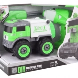 Wkręcany śmieciarski samochód zdalnie sterowany z transformacją w robota