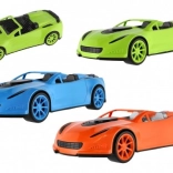 Plastowy samochód sportowy 38 cm na wolny bieg w siatce, 3 kolory