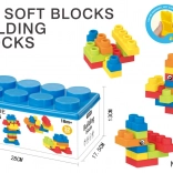 Zestaw miękkich klocków konstrukcyjnych 32 szt.