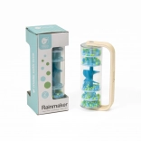 Klasyczna deszczowa pałeczka z kuleczkami – niebieska