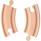 Kolejowe zakręty – krótkie tory, 4 szt.