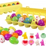 Wielkanocne jajka Fidget Toys 12 szt.