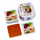 Pexeso Dziecięcy rok – wodoodporne, 64 karty w metalowym pudełku