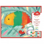 Malowanie paluszkami dla najmłodszych Zwierzątka od Djeco