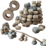 Mistrzowskie Dzieci: Elastyczna Trasa z Gumowymi Klockami Konstrukcyjnymi 98 szt.