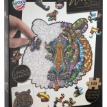 Moxy drewniane puzzle obrysowe tygrys 130 elementów