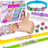 Zestaw do tworzenia bransoletek z napisami