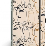 NOTIQUE notes w linie Twarz 13 × 21 cm
