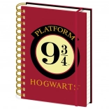 Notatnik spiralny A5 Harry Potter - Peron 9 i 3/4