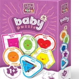 Puzzle dla dzieci Kolory i kształty – 2‑elementowe