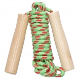 Skakanka z drewnianą rączką 250 cm