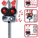 Kolejowe rogatki ze światłem i dźwiękiem dla dzieci