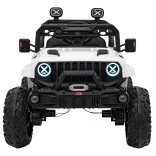 Dziecięcy elektryczny wóz terenowy Speed biały