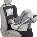 Fotelik samochodowy z ochraniaczem i organizerem 3w1