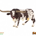 Model Teksaskiego długorogiego byka 15 cm